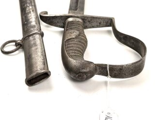 Preusssen Säbel, Eigentumstsück mit beidseitiger Klingenätzung. Bescheidener Zustand, sicherlich zu verbessern