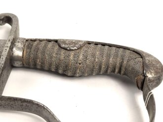 Preusssen Säbel, Eigentumstsück mit beidseitiger Klingenätzung. Bescheidener Zustand, sicherlich zu verbessern