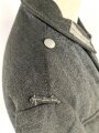 Heer, Feldbluse für Mannschaften Modell 1943. Stark getragenes Stück, die Kragenspiegel original vernäht