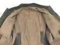 Heer, Feldbluse für Mannschaften Modell 1943. Stark getragenes Stück, die Kragenspiegel original vernäht