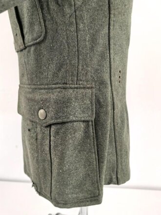 Heer, Feldbluse für Mannschaften Modell 1936. Getragenes Stück, die Effekten höchstwahrscheinlich original vernäht.