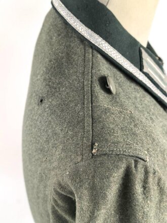 Heer, Feldbluse für Mannschaften Modell 1936. Getragenes Stück, die Effekten höchstwahrscheinlich original vernäht.