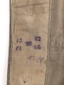 Heer, Feldbluse für Mannschaften Modell 1936. Getragenes Stück, die Effekten höchstwahrscheinlich original vernäht.