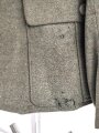 Heer, Feldbluse für Mannschaften Modell 1936. Getragenes Stück, die Effekten höchstwahrscheinlich original vernäht.