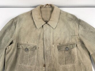 Arbeitskombi Wehrmacht, keinerlei Stempelung erkennbar,...