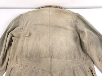 Arbeitskombi Wehrmacht, keinerlei Stempelung erkennbar, stark getragenes Stück
