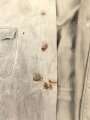 Arbeitskombi Wehrmacht, keinerlei Stempelung erkennbar, stark getragenes Stück