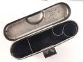 RG 34, Reinigungsgerät 34  für Kaliber 22 Wehrsportkarabiner. Hersteller G.Appel, späte Kette aus Zink, Luftwaffenblauer Originallack