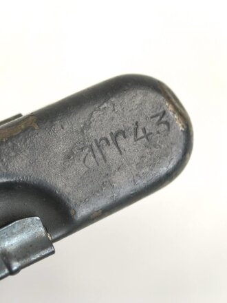 RG 34, Reinigungsgerät 34  Wehrmacht. Hersteller arr43, Luftwaffenblauer Originallack, späte Kette