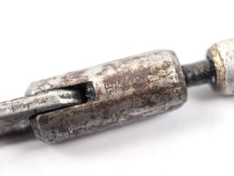 Reinigungskette für Reinigungsgerät 34 der Wehrmacht. Hersteller HAWIG, gekürzt