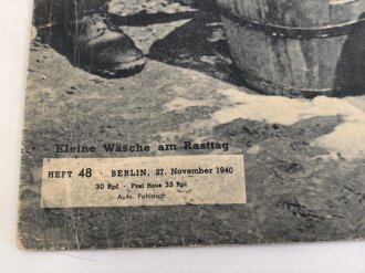 Drei Ausgaben " Die neue Gartenlaube" Einmal Titelblatt 8cm Granatwerfer 34