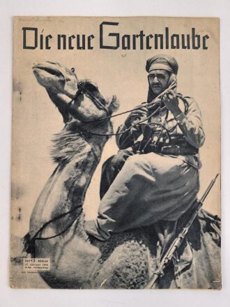 Drei Ausgaben " Die neue Gartenlaube" Einmal Titelblatt 8cm Granatwerfer 34