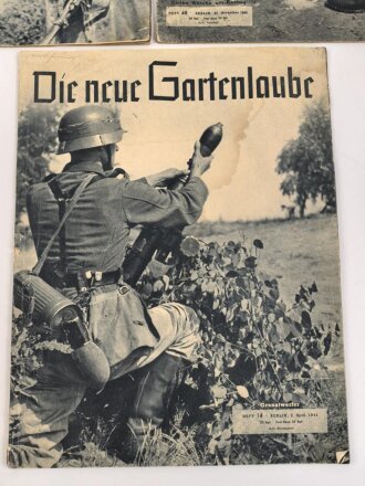 Drei Ausgaben " Die neue Gartenlaube" Einmal...