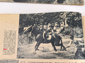 Drei Ausgaben " Die neue Gartenlaube" Einmal Titelblatt 8cm Granatwerfer 34