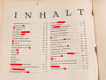 "Geschichte der SA" Großformatiges Bilderbuch mit 127 Seiten, ein Bildnis des Stabchef lose innliegend. Maße 26 x 36cm