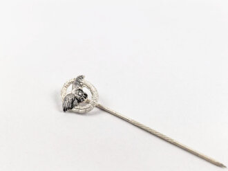Luftwaffe Beobachterabzeichen, Miniatur 11mm, Ausführung nach dem Ordensgesetz von 1957 ohne Hakenkreuz. Sie erhalten ein ( 1 ) Stück aus altem Herstellerbestand