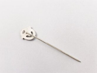 Luftwaffe Beobachterabzeichen, Miniatur 9mm, Ausführung nach dem Ordensgesetz von 1957 ohne Hakenkreuz. Sie erhalten ein ( 1 ) Stück aus altem Herstellerbestand