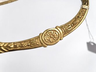 Bayern, Degen für Staatsbeamte. Ausführung mit gekröntem Monogramm " M "  . Die beidseitig gebläute Klinge allem Anschein nach älter, das Griffmonogramm bei Herrscherwechsel getauscht. Guter Gesamtzustand, die Scheide fehlt #1