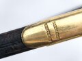 Bayern, Degen für Staatsbeamte. Ausführung mit gekröntem Monogramm " M "  . Die beidseitig gebläute Klinge allem Anschein nach älter, das Griffmonogramm bei Herrscherwechsel getauscht. Guter Gesamtzustand, die Scheide fehlt #1