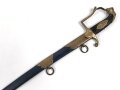 Bayern, Infanterie Offizier Säbel Modell 1836 . Beidseitig geäzte Klinge, ungereinigt. Das Griffstück mit leichtem Spiel, die Scheide nachlackiert, sonst guter Gesamtzustand.