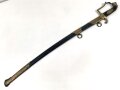 Bayern, Infanterie Offizier Säbel Modell 1836 . Beidseitig geäzte Klinge, ungereinigt. Das Griffstück mit leichtem Spiel, die Scheide nachlackiert, sonst guter Gesamtzustand.
