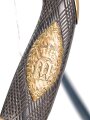 Bayern, Infanterie Offizier Säbel Modell 1836 . Beidseitig geäzte Klinge, ungereinigt. Das Griffstück mit leichtem Spiel, die Scheide nachlackiert, sonst guter Gesamtzustand.