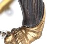 Bayern, Infanterie Offizier Säbel Modell 1836 . Beidseitig geäzte Klinge, ungereinigt. Das Griffstück mit leichtem Spiel, die Scheide nachlackiert, sonst guter Gesamtzustand.