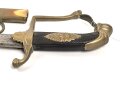 Bayern, Infanterie Offizier Säbel Modell 1836 . Beidseitig geäzte Klinge, ungereinigt. Das Griffstück mit leichtem Spiel, die Scheide nachlackiert, sonst guter Gesamtzustand.