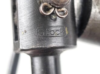 Baumschraube zum Scherenfernrohr Wehrmacht Hersteller " Stock" WaA 534, sehr guter Zustand
