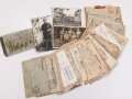 1. Weltkrieg , Konvolut Feldpost eines Angehörigen unter anderem "Pionier  ( Mineur) Kompanie 411". Insgesamt 43 Belege, dazu vier Fotos