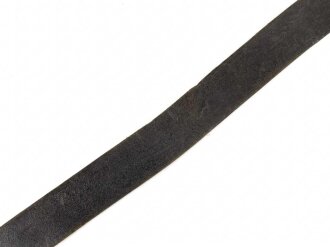 Koppelriemen für Mannschaften des Heeres. Späte Ausführung, mit Reichsbetriebsnummer. Gesamtlänge 96cm