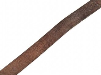 Koppelriemen für Mannschaften des Heeres. Späte Ausführung, mit Reichsbetriebsnummer. Gesamtlänge 96cm