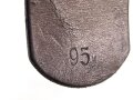 Koppelriemen für Mannschaften des Heeres. Späte Ausführung, mit Reichsbetriebsnummer. Gesamtlänge 96cm
