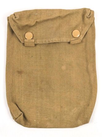 Tasche für eine Gasplane der Wehrmacht. Ungebraucht, sandfarbene Ausführung