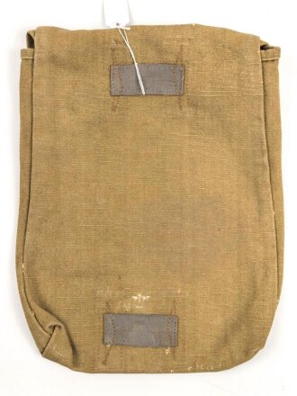 Tasche für eine Gasplane der Wehrmacht. Ungebraucht, sandfarbene Ausführung