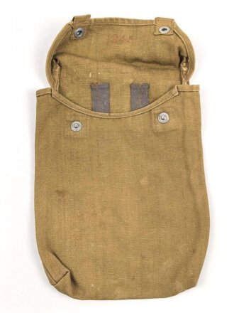 Tasche für eine Gasplane der Wehrmacht. Ungebraucht, sandfarbene Ausführung