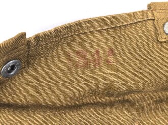Tasche für eine Gasplane der Wehrmacht. Ungebraucht, sandfarbene Ausführung