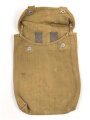 Tasche für eine Gasplane der Wehrmacht. Ungebraucht, sandfarbene Ausführung