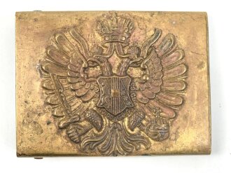 Österreich k.u.k., Koppelschloss für Mannschaften , leicht getragenes Stück