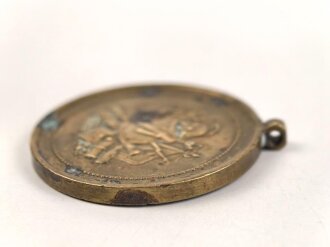 Österreich k.u.k., tragbare Medaille  anlässlich des Jubiläumsfest des Militär Veteranen Vereins zu Trofaiach 1875. Durchmesser 36mm