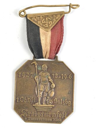 Österreich, tragbares Abzeichen Kreisturnfest 1927