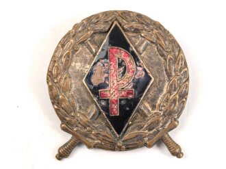 Österreich, Ehrenzeichen der ostmärkischen Sturmscharen in bronze. defekt