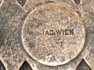 Österreich, Ehrenzeichen der ostmärkischen Sturmscharen in bronze. defekt