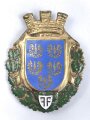 Österreich , tragbares Abzeichen vermutlich Feuerwehr. Höhe 68mm