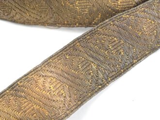 Österreich , Tresse für eine Uniform. Metallfaden, Breite 25mm, Gesamtlänge 110cm