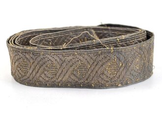 Österreich , Tresse für eine Uniform. Metallfaden, Breite 25mm, Gesamtlänge 112cm