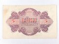 Österreich ,  Banknote "Alliierte Militärbehörde " Fünf Schilling 1944