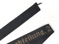 Kriegsmarine, Mützenband " 2.Marineartillerieabteilung " Länge 101cm