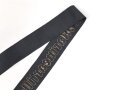 Kriegsmarine, Mützenband " 2.Marineartillerieabteilung " Länge 101cm