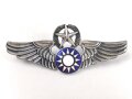 China, Pilotenabzeichen "Senior Command" neuer Art. Breite 77mm